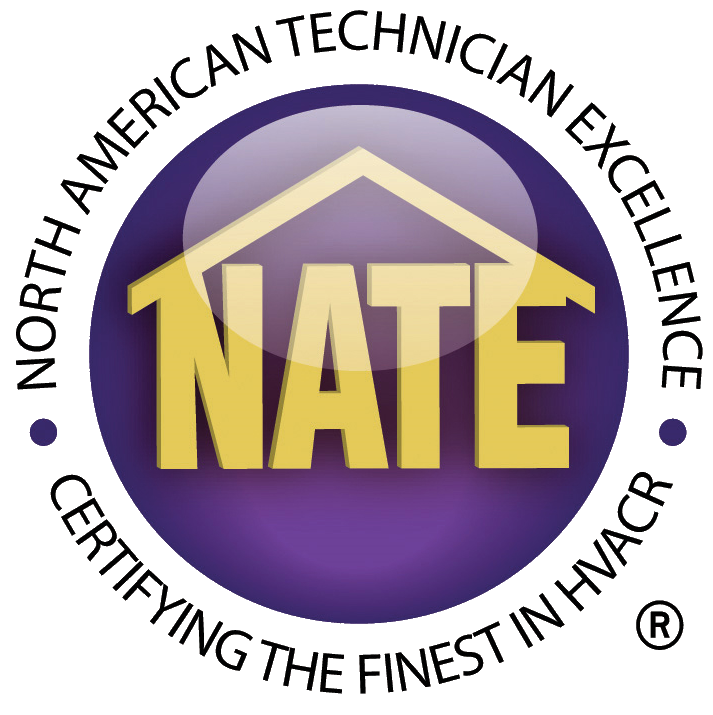NATE-Certified HVAC recommended badge